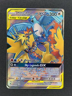 Moltres Zapdos Articuno GX 66 Pokemon Hidden Fates 2019 NM 🔥🔥🔥 - Image 1