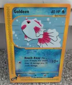 Pokemon TCG Aquapolis Goldeen 78/147 Regular Common - Image 1