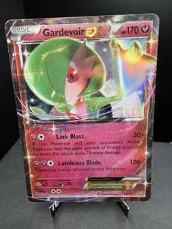 Pokemon TCG XY Steam Siege Gardevoir EX 78/114 Ultra Rare Holo LP - Image 1
