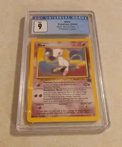 MEW BLACK STAR PROMO #8 CGC 9 MINT POKEMON LEAGUE WOTC - Image 1