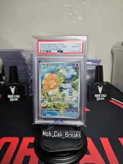 Pokemon Castform Sunny Form 194/191 Surging Sparks IR PSA GEM MINT 10 - Image 1