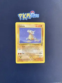 Pokemon TCG Cubone Base Set 2 70/130 Regular LP. - Image 1