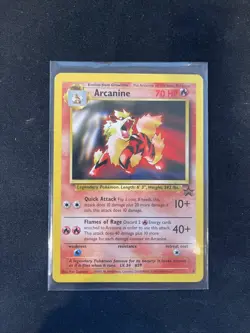 Arcanine WoTC Black Star Promo #6 NM Pokemon TCG ( Never Played) - Image 1