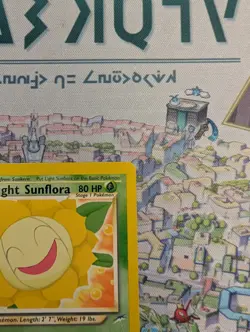 Light Sunflora 72/105 Pokemon Neo Destiny Vintage WotC - LP+ - Image 4