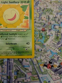 Light Sunflora 72/105 Pokemon Neo Destiny Vintage WotC - LP+ - Image 5