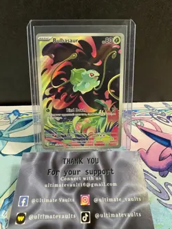 Pokemon TCG: Mega Evolutions Bulbasaur #133 IR NM - Image 1