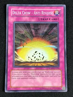 YUGIOH DELTA CROW ANTI REVERSE RGBT-EN008 SUPER LP - Image 1