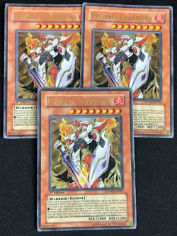 YUGIOH PHOENIX GEARFRIED SDWS-EN001 1ST ULTRA X3 LP - Image 1