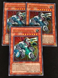 Yugioh Machina Fortress SDMM-EN001 1st Ultra x3 (MP) - Image 1