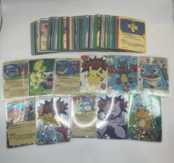 100 Card Lot - Pokedoodly Fan Art Custom w/ 11 Holos Gengar Charizard Pikachu + - Image 1