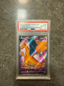 Charizard V SWSH050 SWSH: PSA 10 GEM MTSword & Shield Promo Cards Holo - Image 1