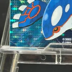 Kyogre Pokemon Nintendo Mini Sticker Card Vintage Japanese Sapphire limited 2002 - Image 4