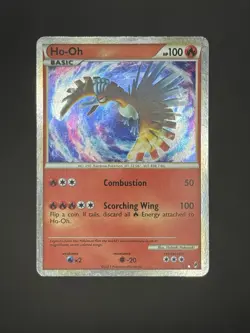 Pokemon TCG Ho-Oh SL5 Shiny Holo Card Call of Legends Series Near Mint - Image 1