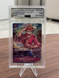 Monkey.D.Luffy (Store Championship Trophy Card) P-001 One Piece Promotion Cards - Image 1