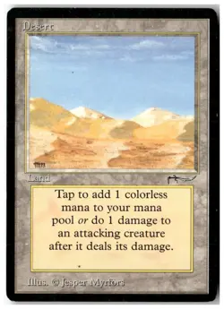 MTG Desert - Arabian Nights Moderately Played English - Image 1