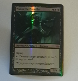 Visara the Dreadful LP From the Vault Legends FTV Magic the Gathering MTG - Image 1