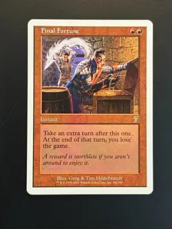 MTG - Final Fortune - Core Set 7th Edition - 1x NM (Magic: The Gathering) - Image 1
