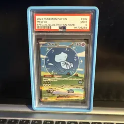 Pokemon Mew EX Paldean Fates PSA 9, 'Bubble Mew' 232/091 includes graded guard - Image 1