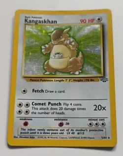 Kangaskhan | 5/64 | Jungle | Pokemon TCG WOTC | Holo Rare | MP - Image 2