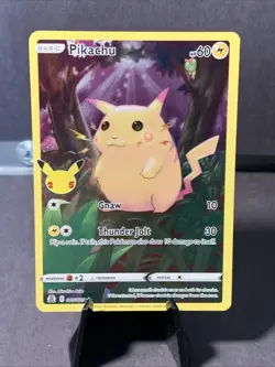 Pokemon TCG Pikachu Pokemon 25th Celebration Classic Collection 005/025 2021 NM - Image 1