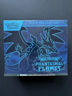Pokemon TCG - Mega Evolutions - Phantasmal Flames - Elite Trainer Box ETB - New - Image 1