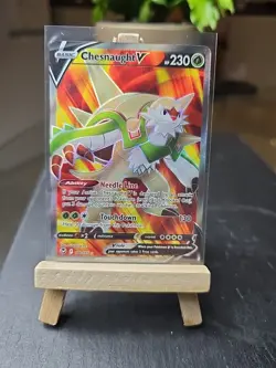 Pokemon TCG Chesnaught V (Full Art) Silver Tempest 171/195 Holo Ultra Rare - Image 1