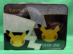 🔥Pokemon 25th Anniversary Celebrations Treasure Chest Tin Factory SEALED🔥 - Image 2