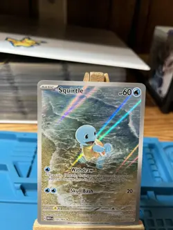 2023 Pokemon Squirtle, Wartortle, & Blastoise EX Scarlet & Violet 151 IR/SIR Set - Image 3