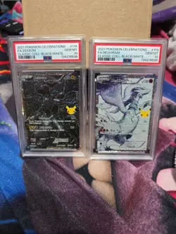 Reshiram #113 & Zekrom #114 - Sequential PSA 10s Pokemon Celebrations Sequential - Image 1