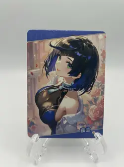 Yelan GP-16 Genshin Obsessed In The Dark Waifu Card Goddess Story - Image 2