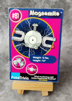 Magnemite - Mewtwo Strikes Back - Pokemon Poketrivia Burger King Card - Image 1