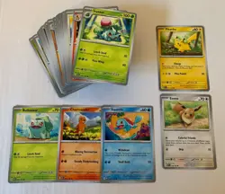100 x Pokemon 151 cards - non-holo base cards - no dupes - pack fresh - Image 1