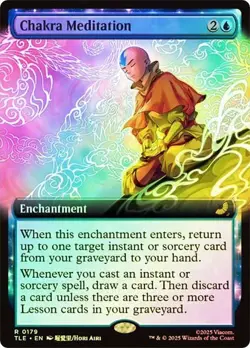 Chakra Meditation Foil Extended Art Avatar: The Last Airbender NM MTG - Image 1