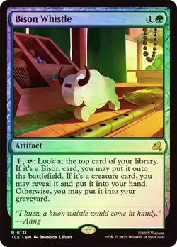 Bison Whistle Foil Avatar: The Last Airbender NM MTG - Image 1