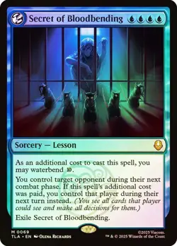 Secret of Bloodbending Foil Avatar: The Last Airbender NM MTG - Image 1