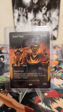 Grave Titan Rainbow Foil Secret Lair Drop MTG SLD Iron Maiden Magic - Image 1