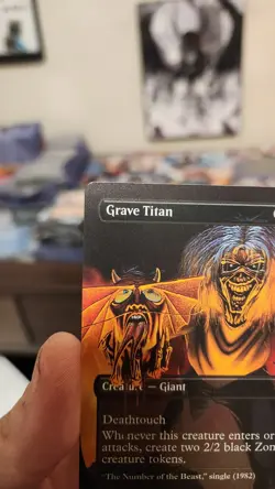 Grave Titan Rainbow Foil Secret Lair Drop MTG SLD Iron Maiden Magic - Image 3