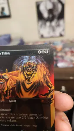Grave Titan Rainbow Foil Secret Lair Drop MTG SLD Iron Maiden Magic - Image 4