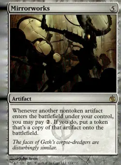 Mirrodin Besieged #114 Mirrorworks - Image 1