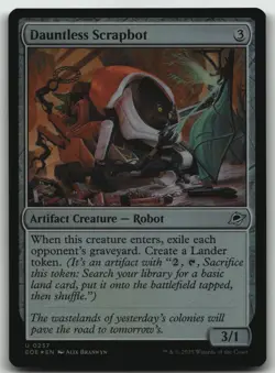 Dauntless Scrapbot foil U Edge of Eternities 237 NM - Image 1