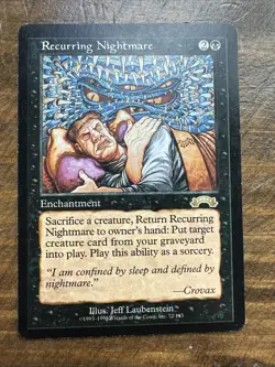 Recurring Nightmare - Exodus #72/143 MTG Magic The Gathering - Image 1