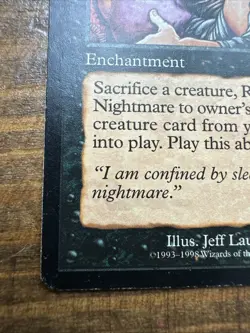 Recurring Nightmare - Exodus #72/143 MTG Magic The Gathering - Image 5