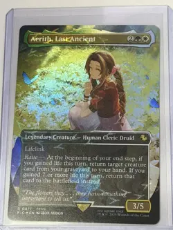 Aerith, Last Ancient Borderless Final Fantasy Chocobo Track Foil 471 - Image 1