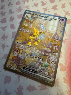 Alakazam EX 201/165 Scarlet and Violet 151 Special Illustration Pokemon TCG NM - Image 2
