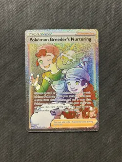 Pokemon TCG Pokemon Breeder's Nurturing 195/189! NM Condition! See Description! - Image 1