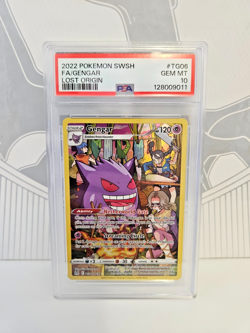 PSA 10 Gengar TG06/TG30 2022 Pokemon SWSH Full Art Lost Origin - Image 1