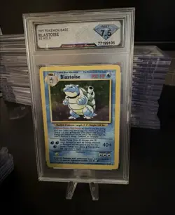 Near Mint 7.5 1999 Blastoise Pokemon Base Set Holo Rare #2 - Image 1