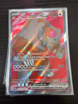 Bloodmoon Ursaluna ex 202/167 Twilight Masquerade Pokemon Full Art NM - Image 1