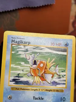 Magikarp 35/102 Base Set Shadowless Non Holo Uncommon Pokemon TCG 1999 - Image 3