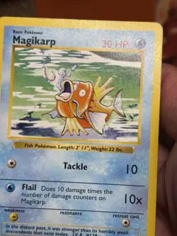 Magikarp 35/102 Base Set Shadowless Non Holo Uncommon Pokemon TCG 1999 - Image 4